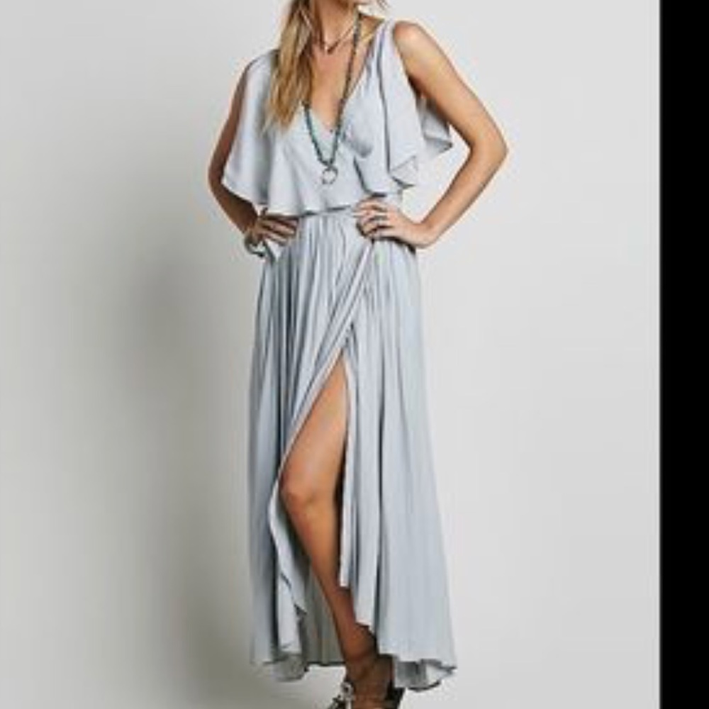 Free People Fiona Wrap Maxi dress